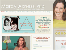Tablet Screenshot of marcyaxness.com